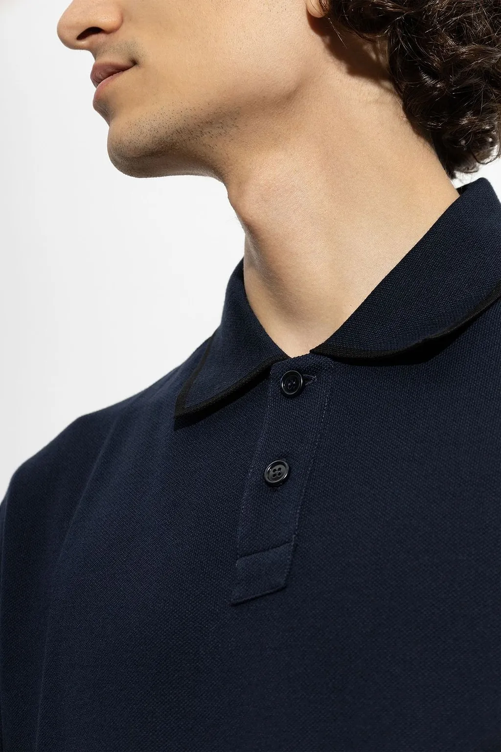 Brioni Embroidered Logo Polo Shirt
