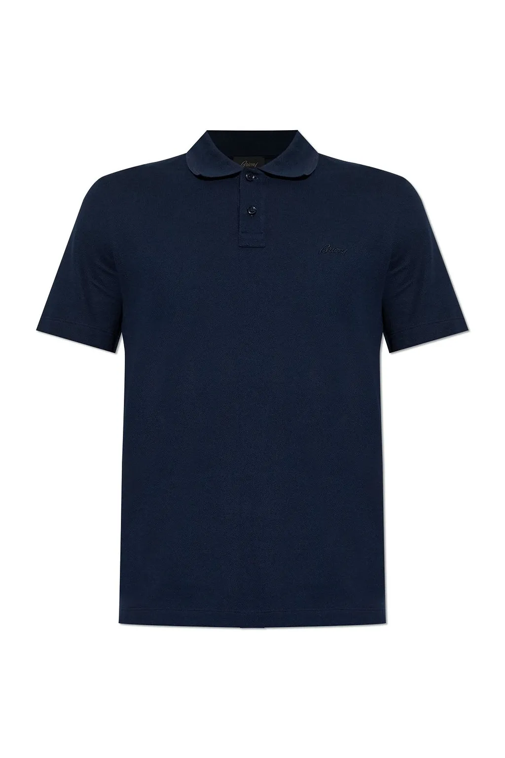 Brioni Embroidered Logo Polo Shirt