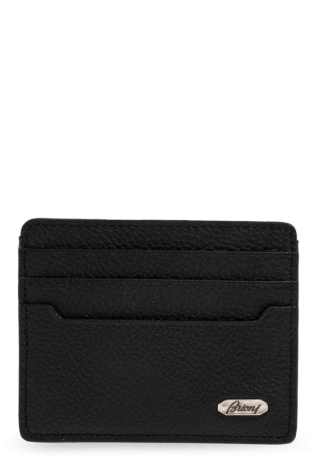 Brioni Hammered Card Holder