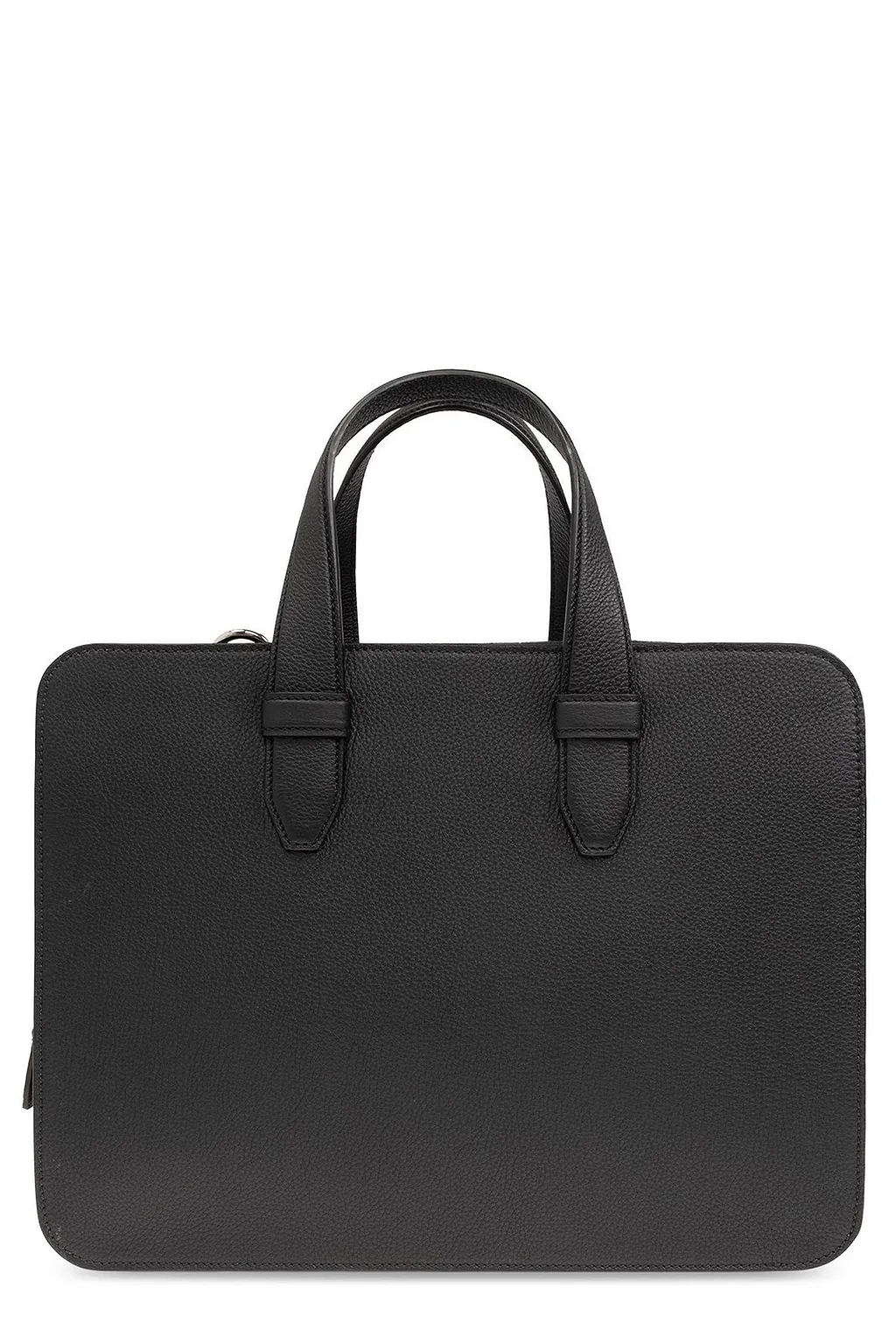 Brioni Logo Embossed Briefcase