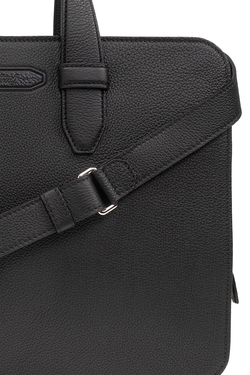 Brioni Logo Embossed Briefcase