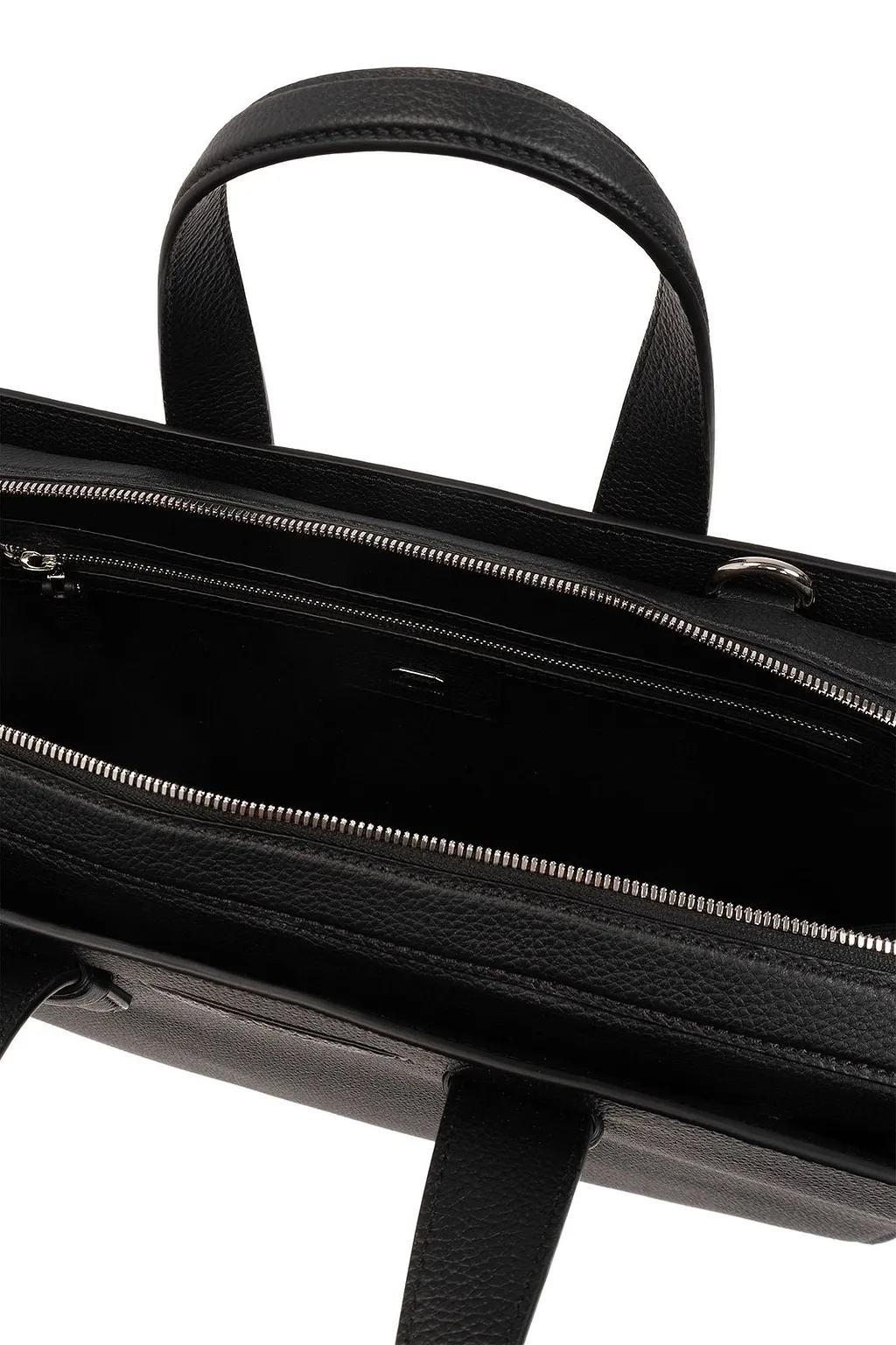 Brioni Logo Embossed Briefcase