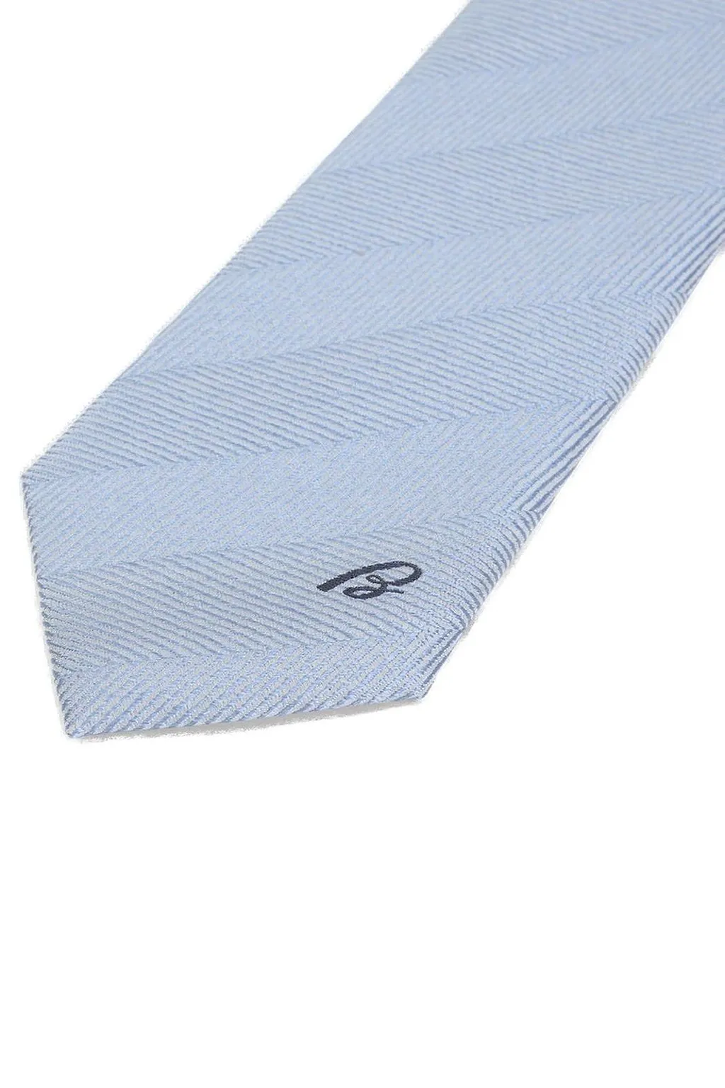 Brioni Logo Embroidered Tie