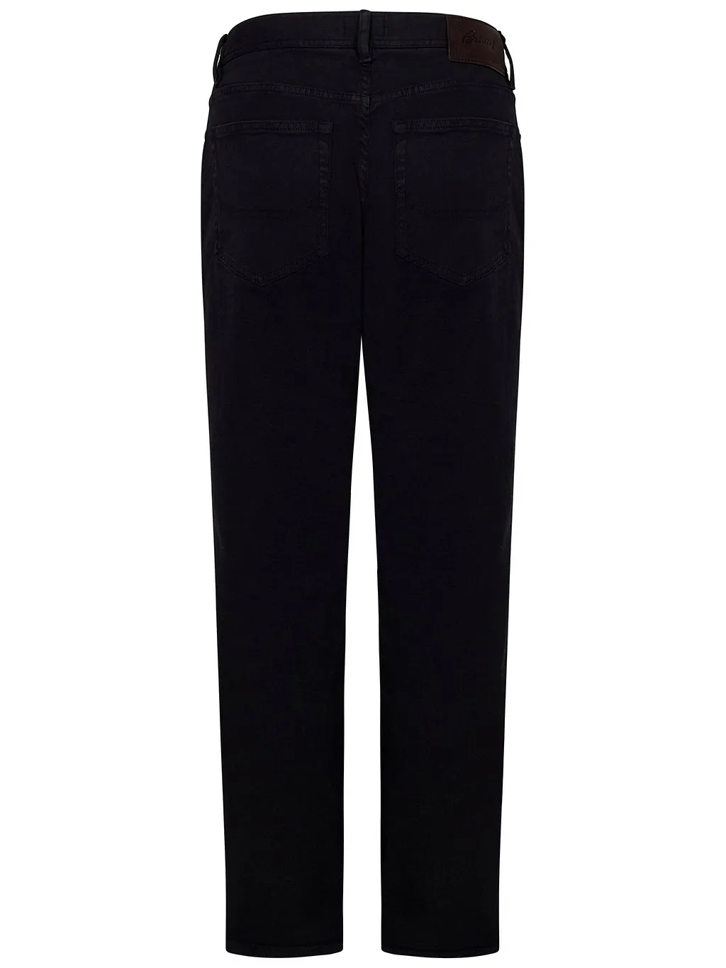 Brioni Logo Patch Straight-Leg Jeans