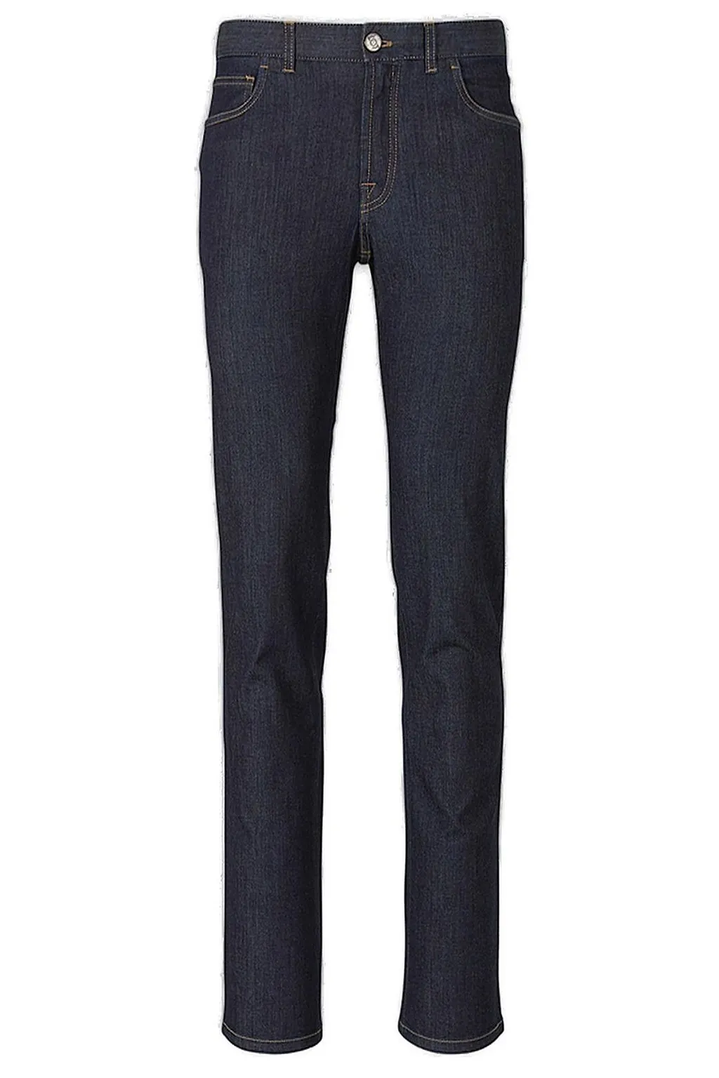Brioni Logo Patch Stretch Jeans