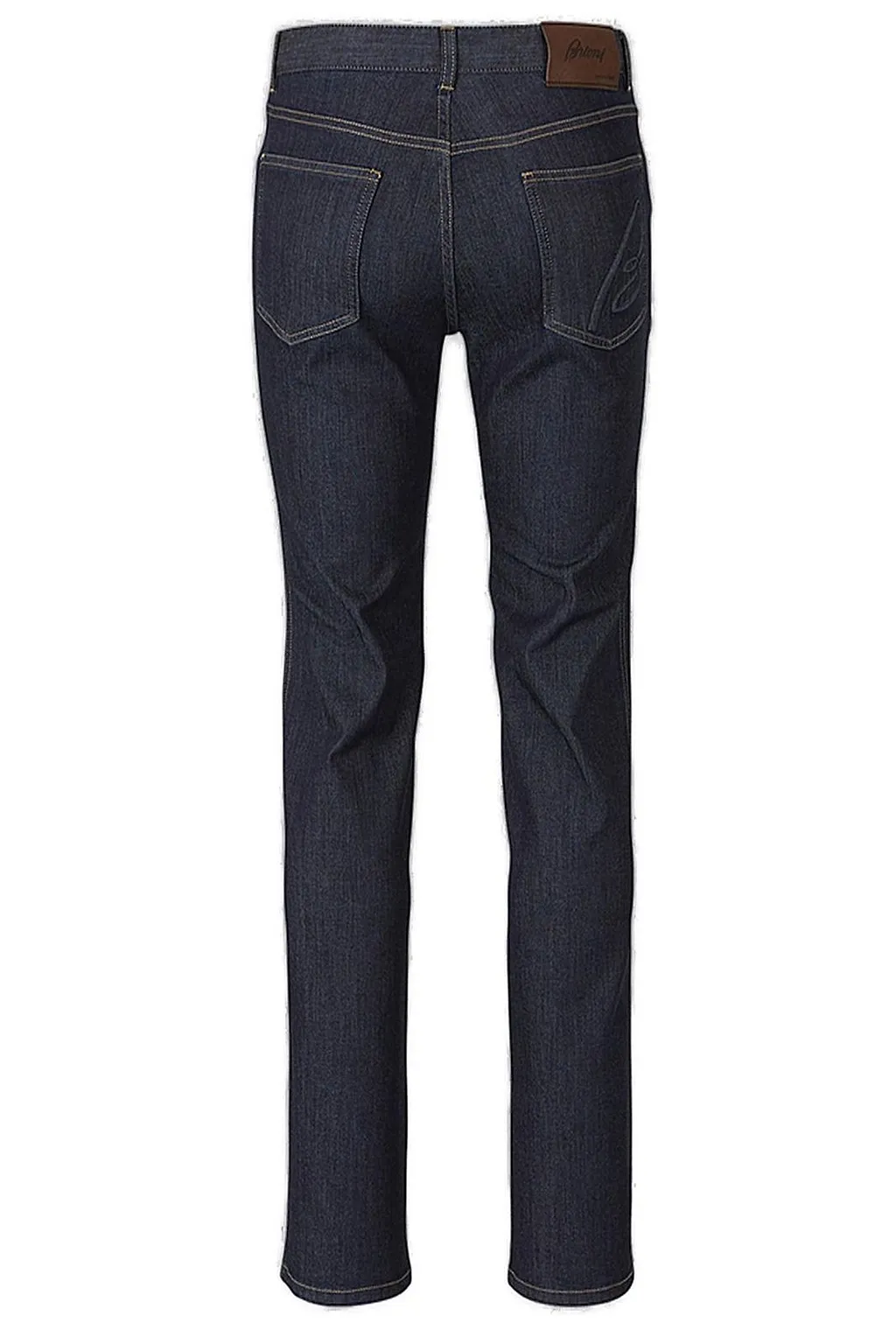 Brioni Logo Patch Stretch Jeans