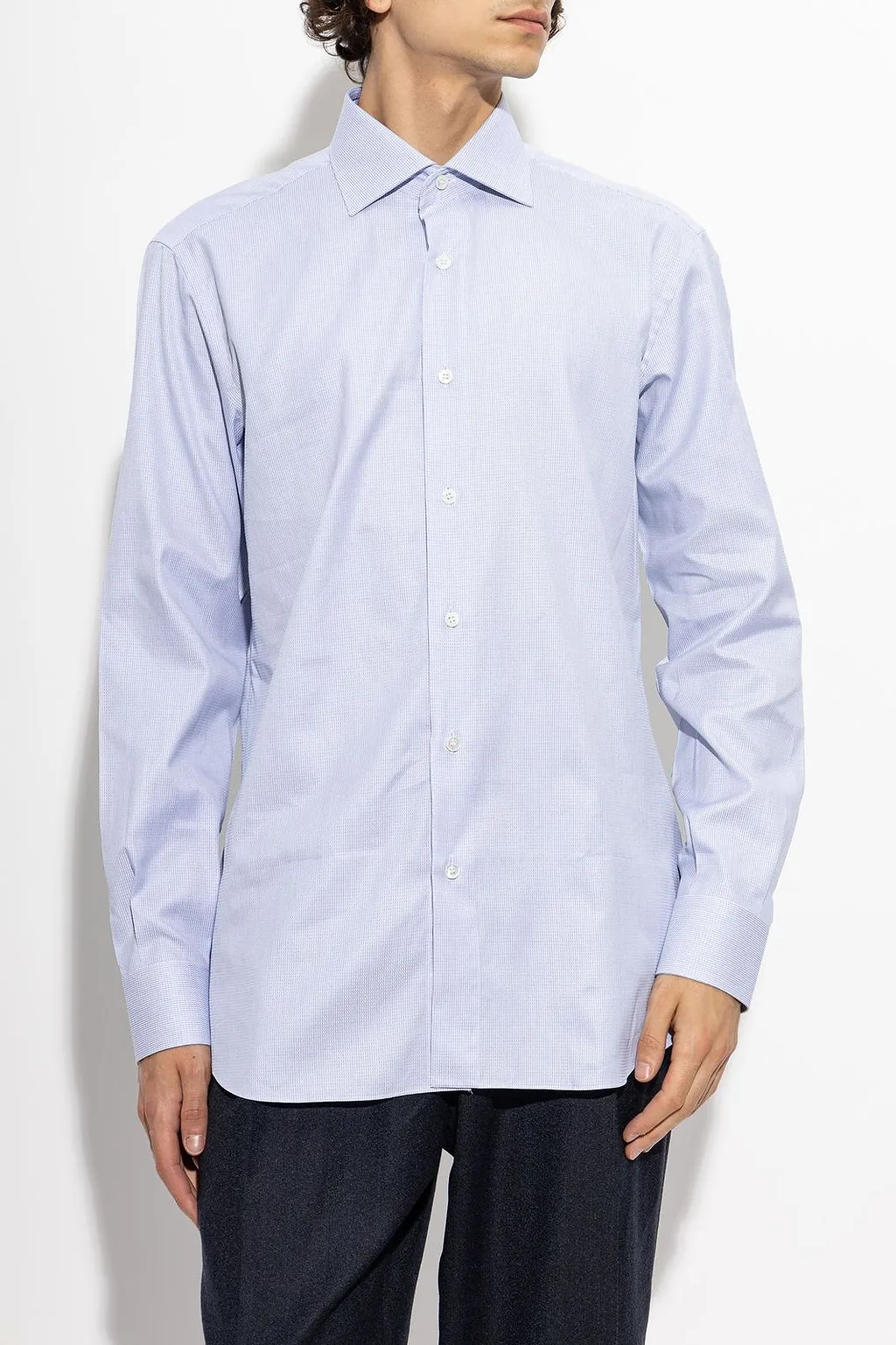Brioni Micro-Pattern Shirt
