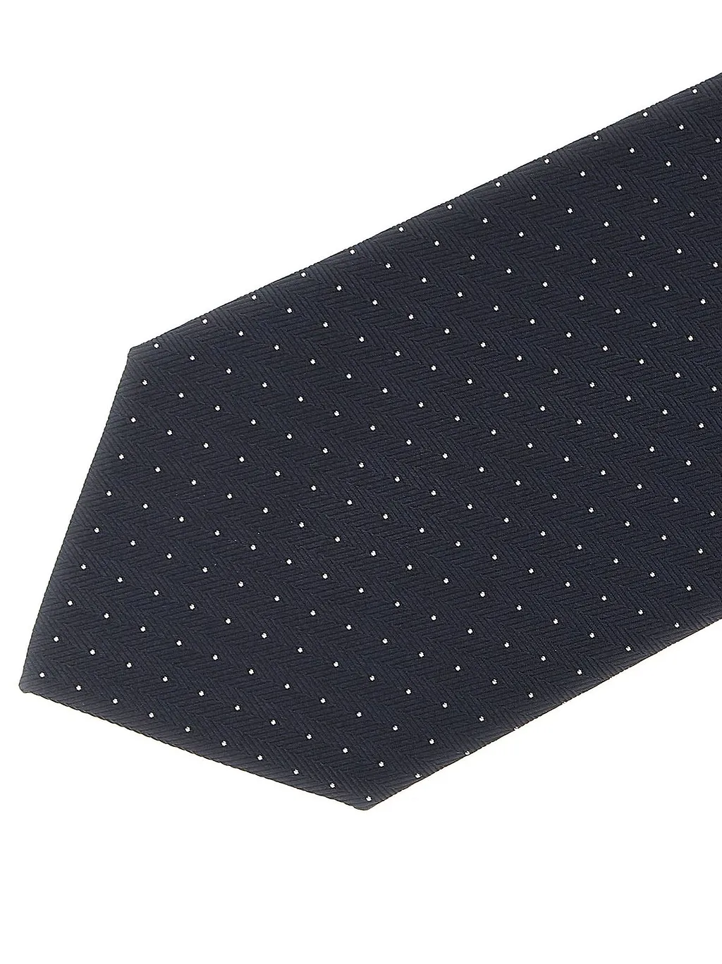 Brioni Micro-Dot Herringbone Tie