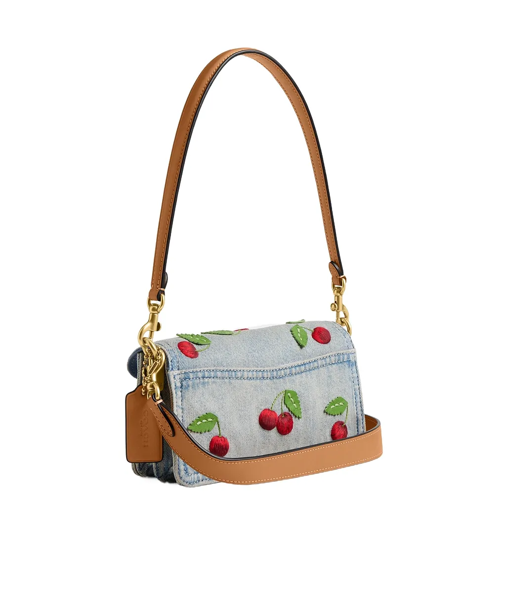 Coach Cherry Embroidery Tabby Shoulder Bag