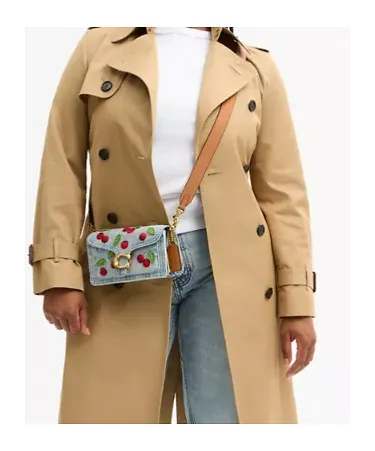 Coach Cherry Embroidery Tabby Shoulder Bag