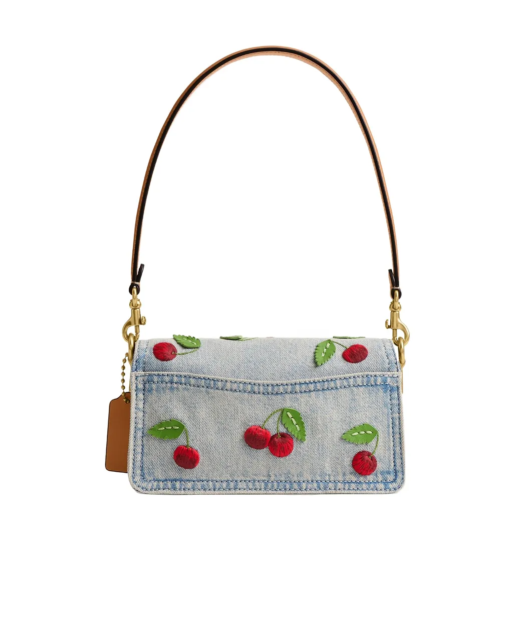 Coach Cherry Embroidery Tabby Shoulder Bag