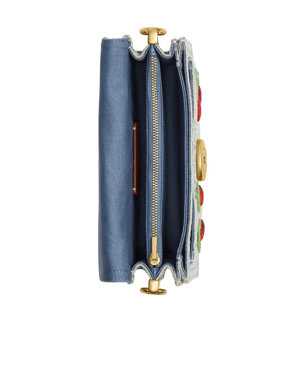 Coach Cherry Embroidery Tabby Shoulder Bag