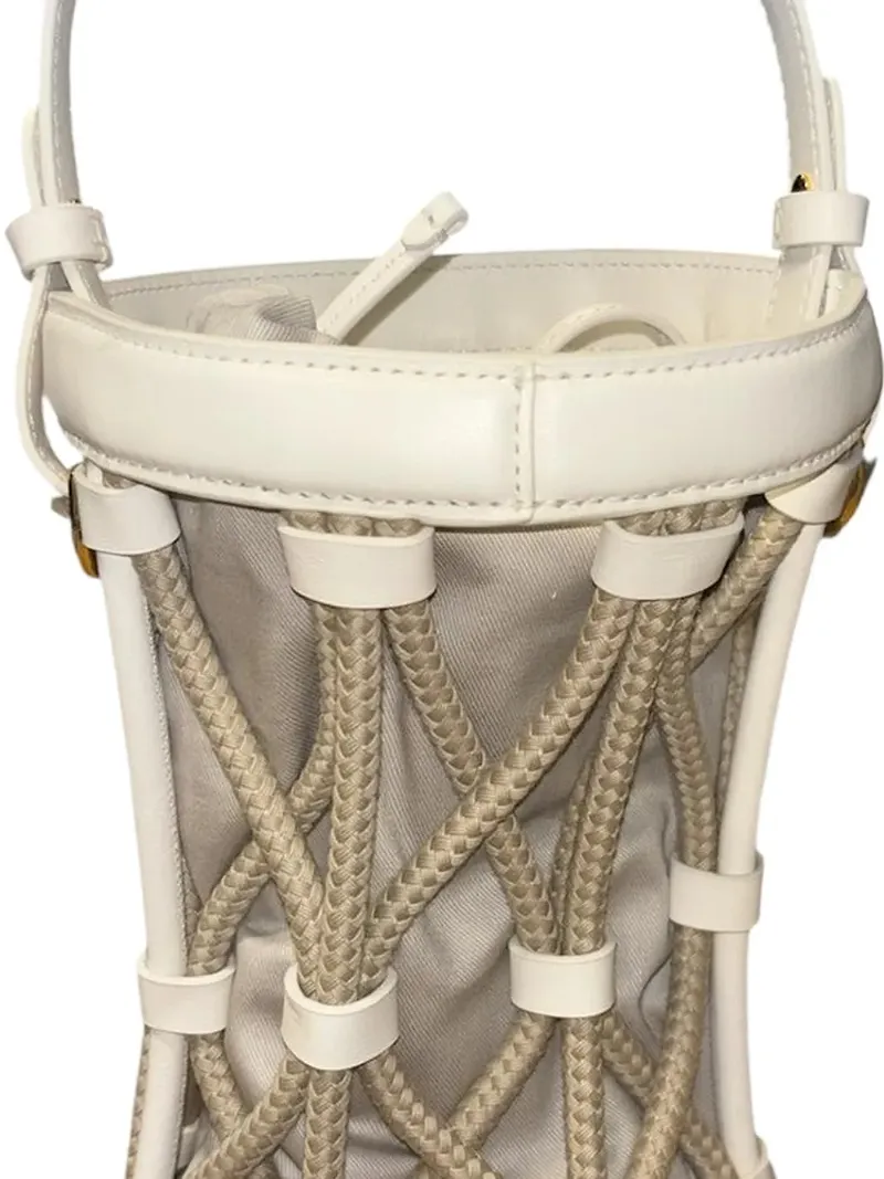 Coccinelle Logo Stamp Drawstring Tote Bag