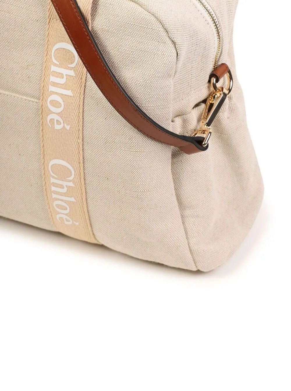 Chloé Kids Logo Printed Strapped Changing Bag