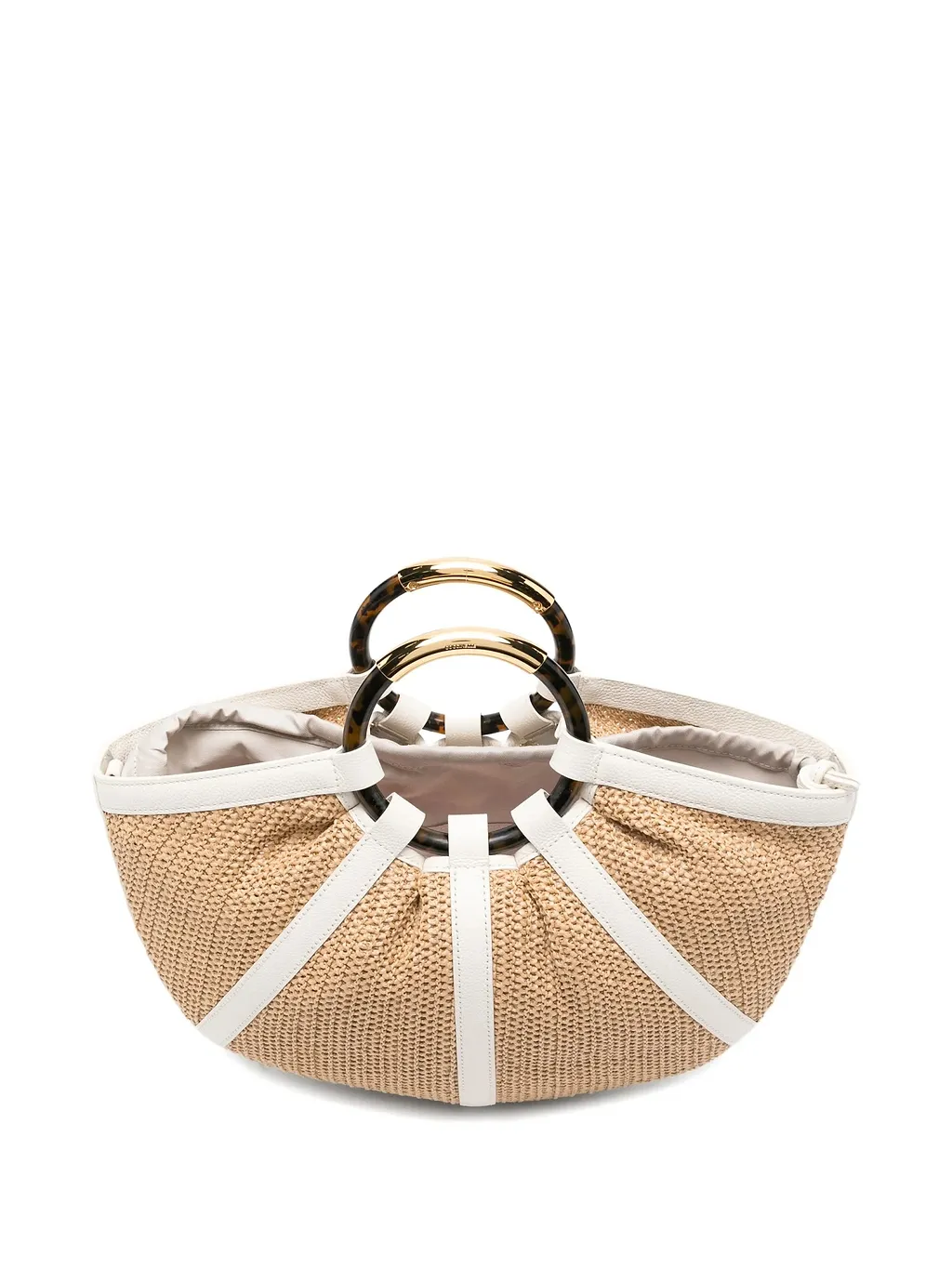 Coccinelle Woven Top Handle Bag