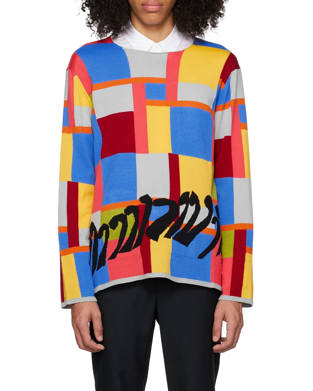 Checked Sweater