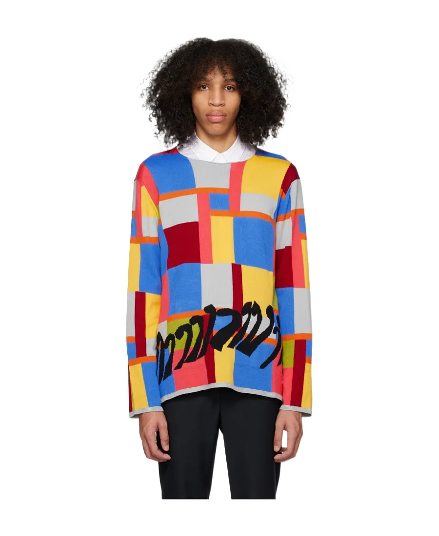 Checked Sweater