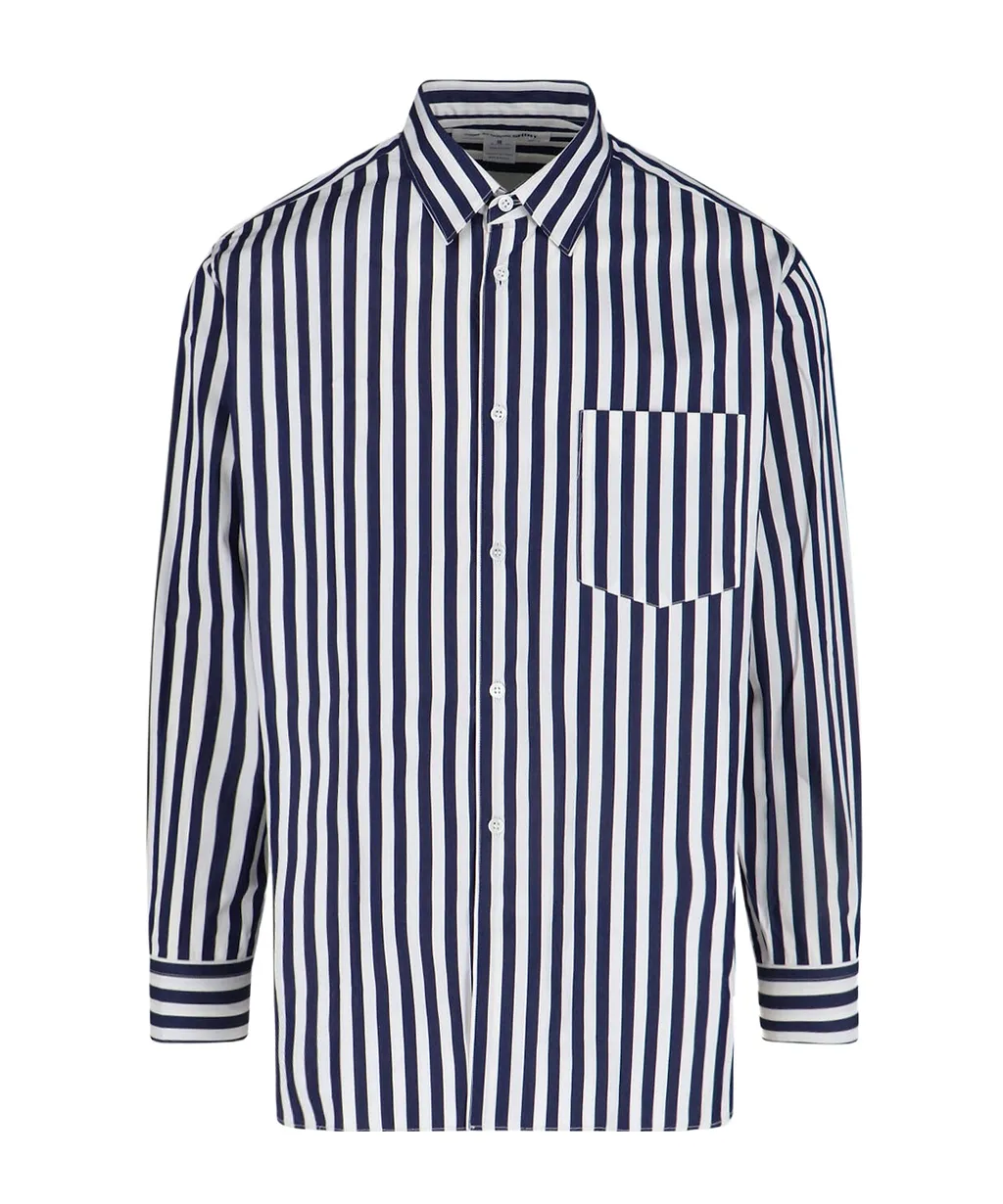 Comme Des GarÇOns Striped Buttoned Shirt