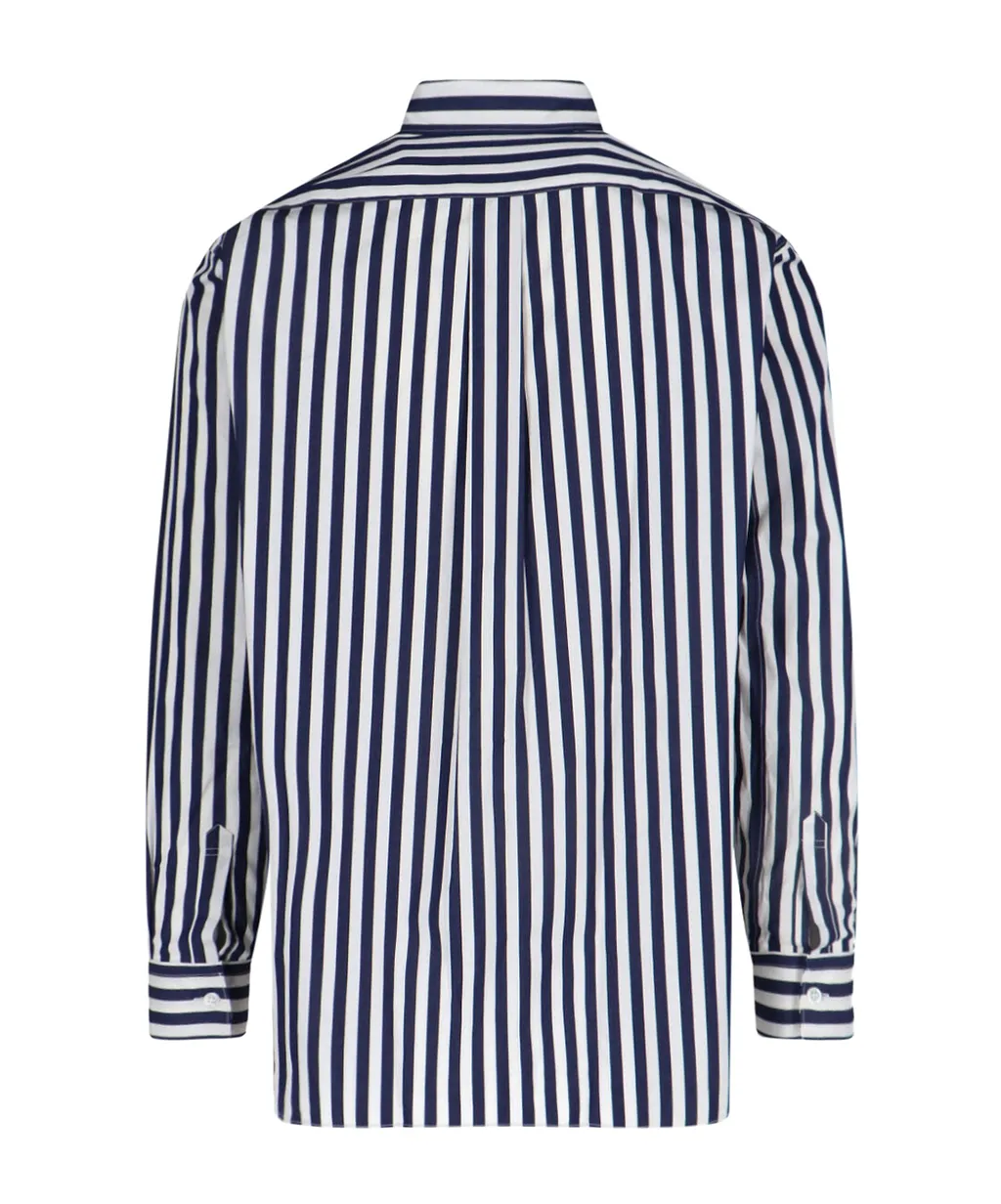 Comme Des GarÇOns Striped Buttoned Shirt