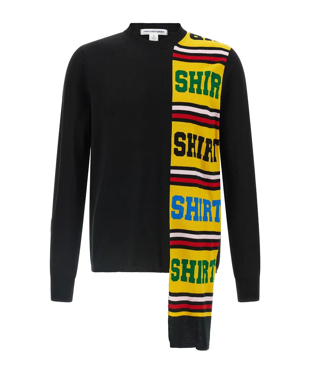 Comme Des GarÇOns Shirt Layered Knitted Jumper