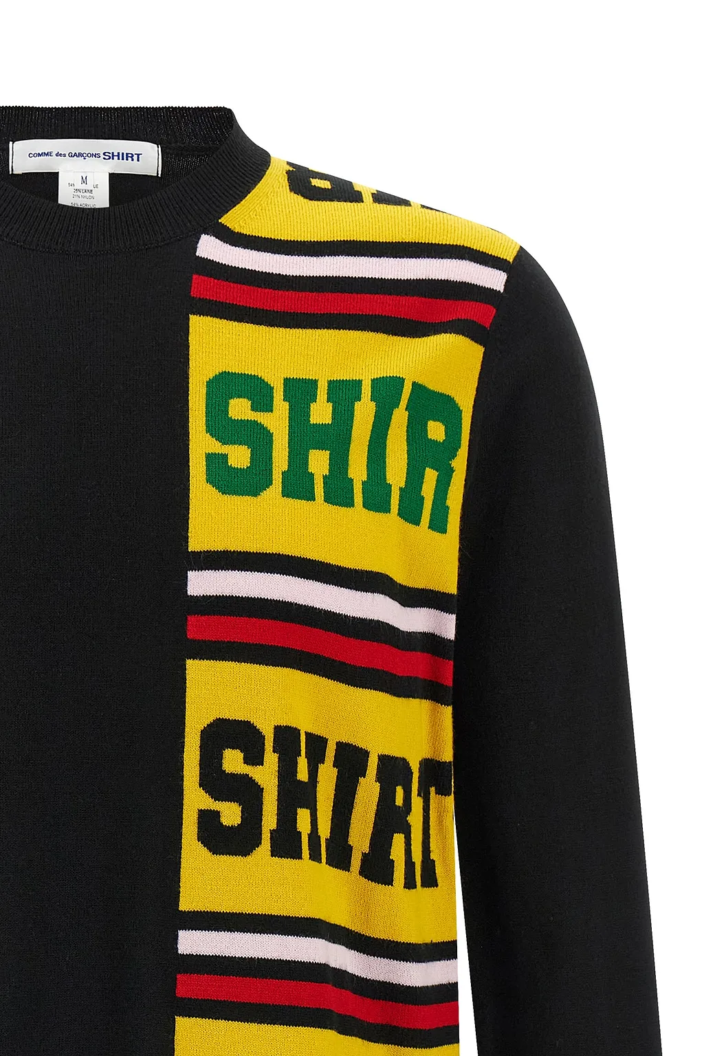 Comme Des GarÇOns Shirt Layered Knitted Jumper