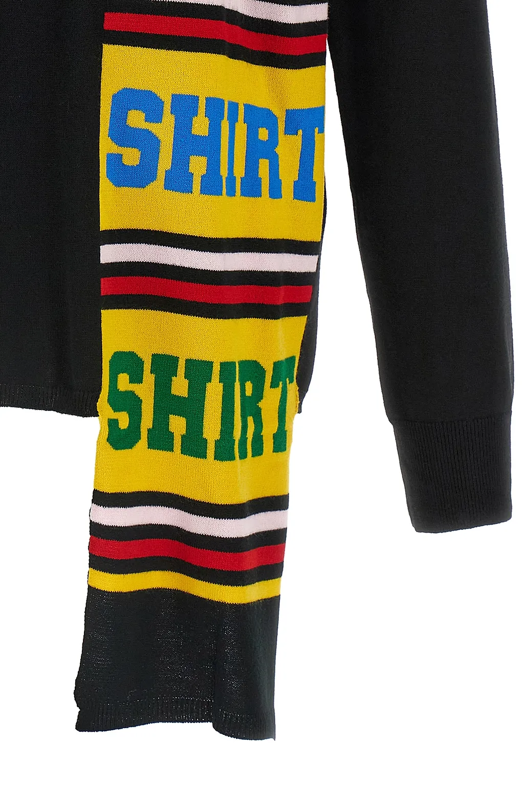 Comme Des GarÇOns Shirt Layered Knitted Jumper