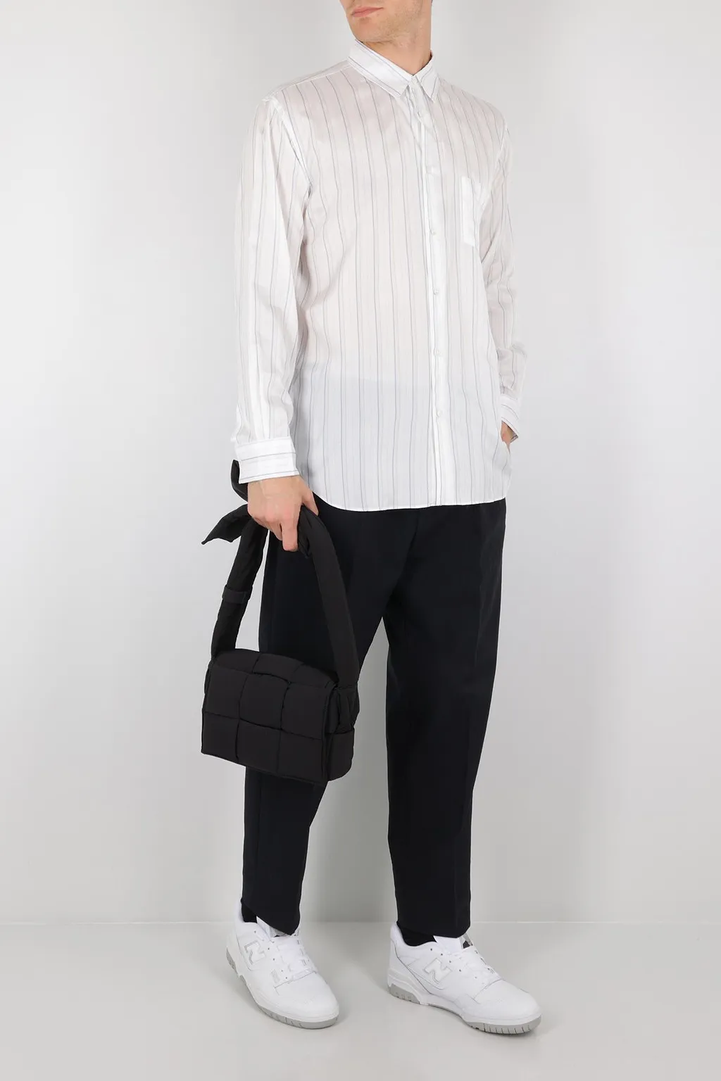 Comme Des GarÇOns Shirt Striped Long-Sleeved Shirt
