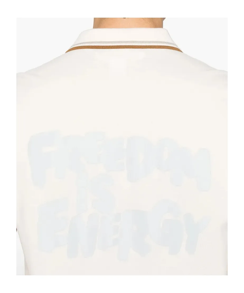 Embroidered-Motif Polo Shirt