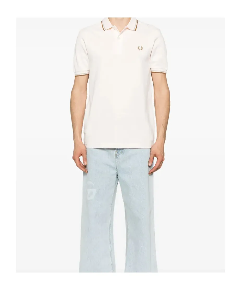 Embroidered-Motif Polo Shirt