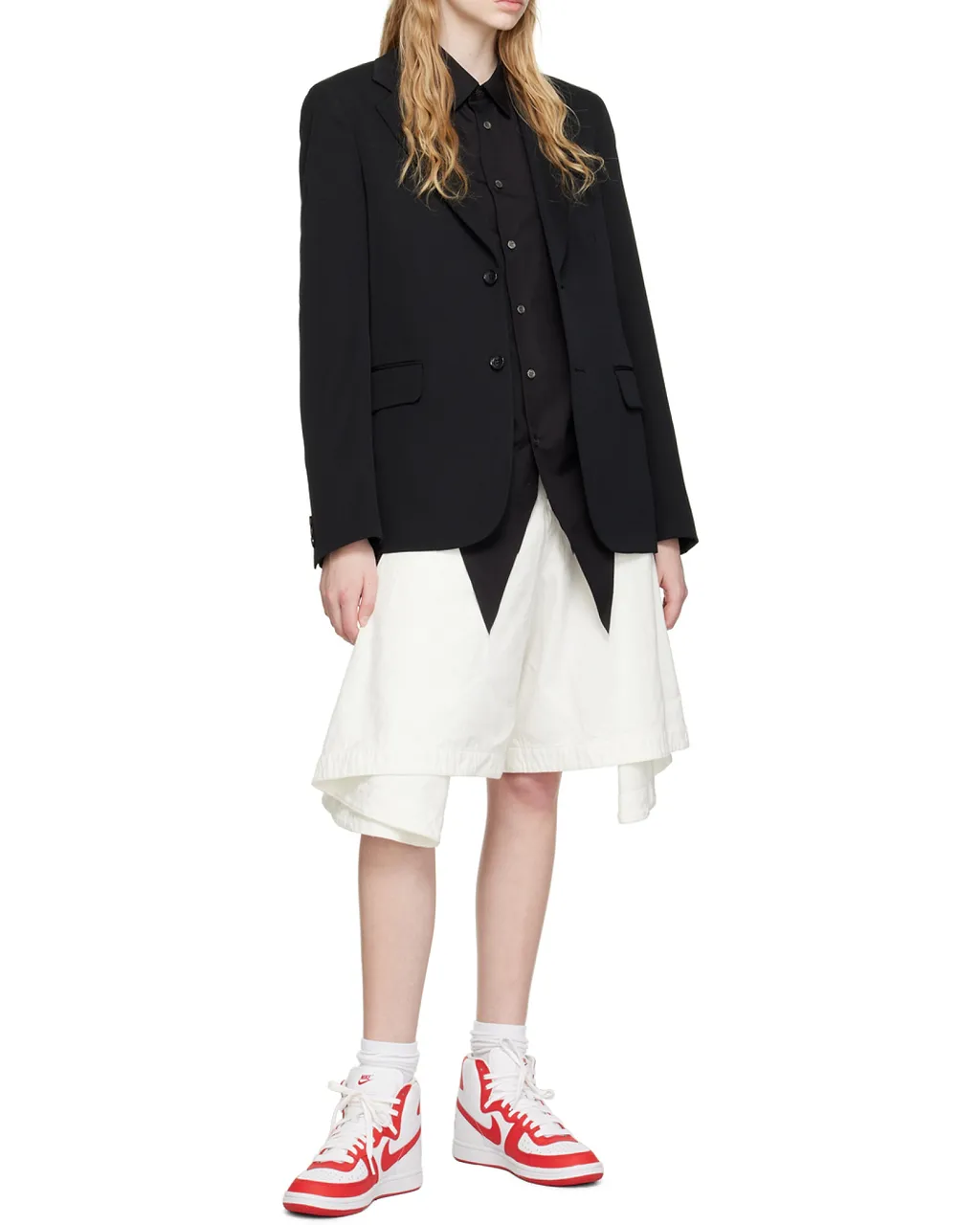 Comme Des GarÇOns Homme Plus Nike High-Top Sneakers