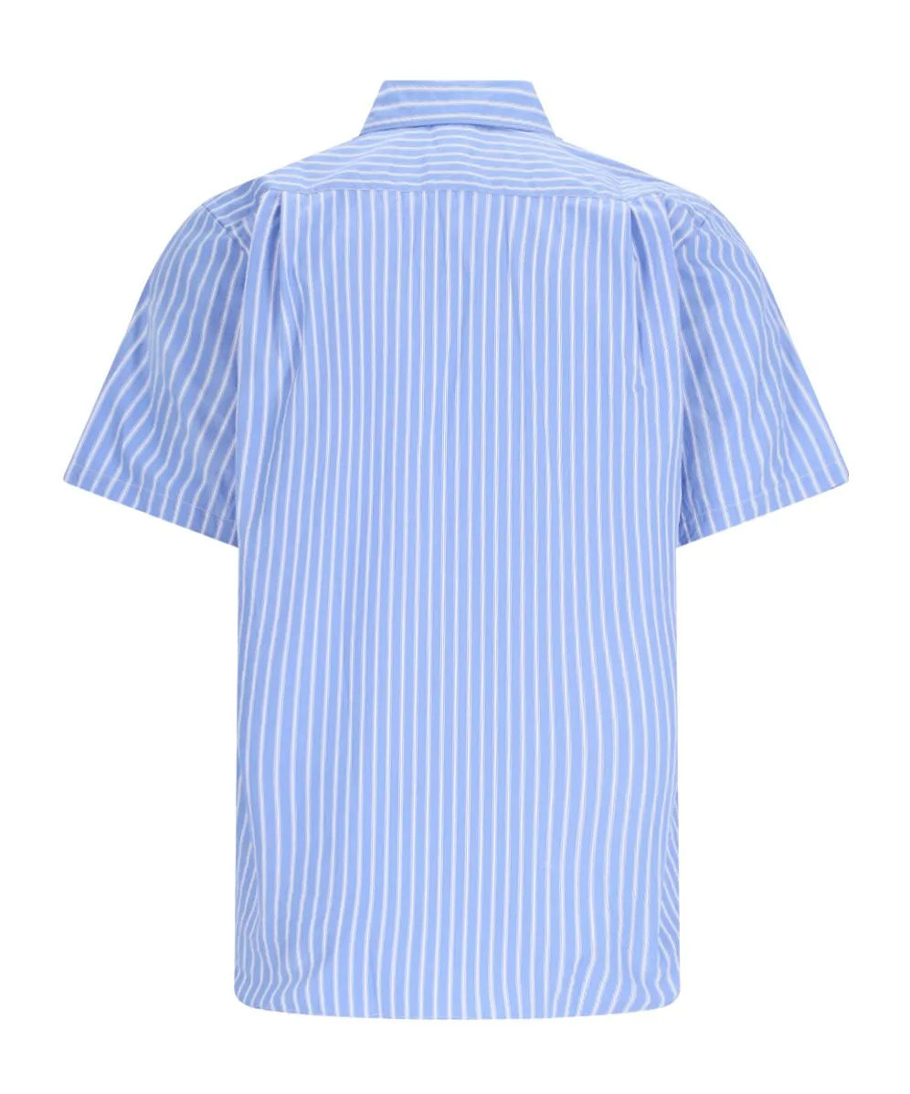 Comme Des GarÇOns Play Striped Short Sleeved Shirt