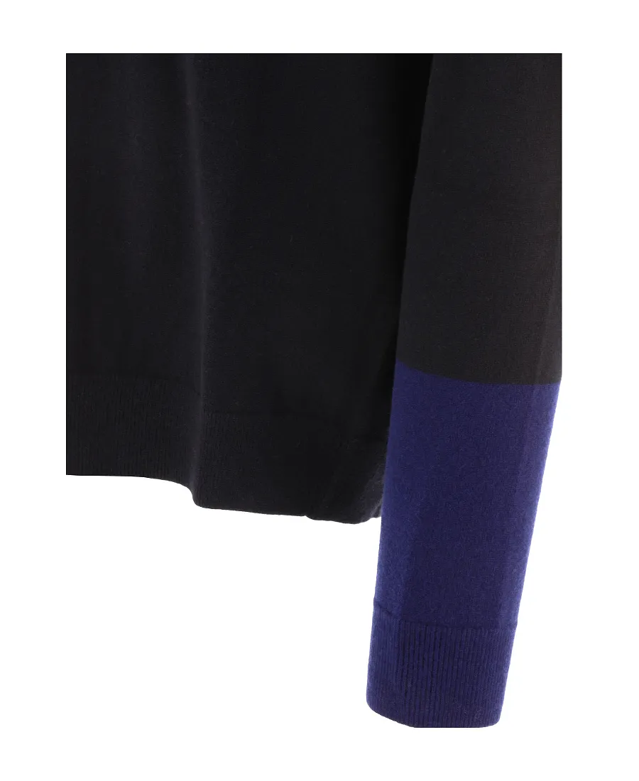 Long-Sleeved V-Neck Pullover