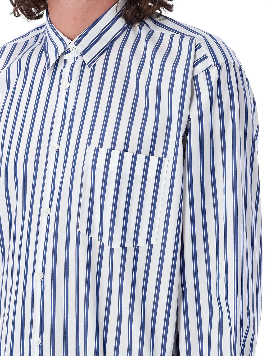 Long-Sleeved Striped Shirt