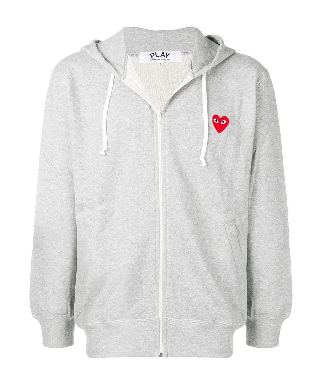 Play Heart Logo Zip Hoodie