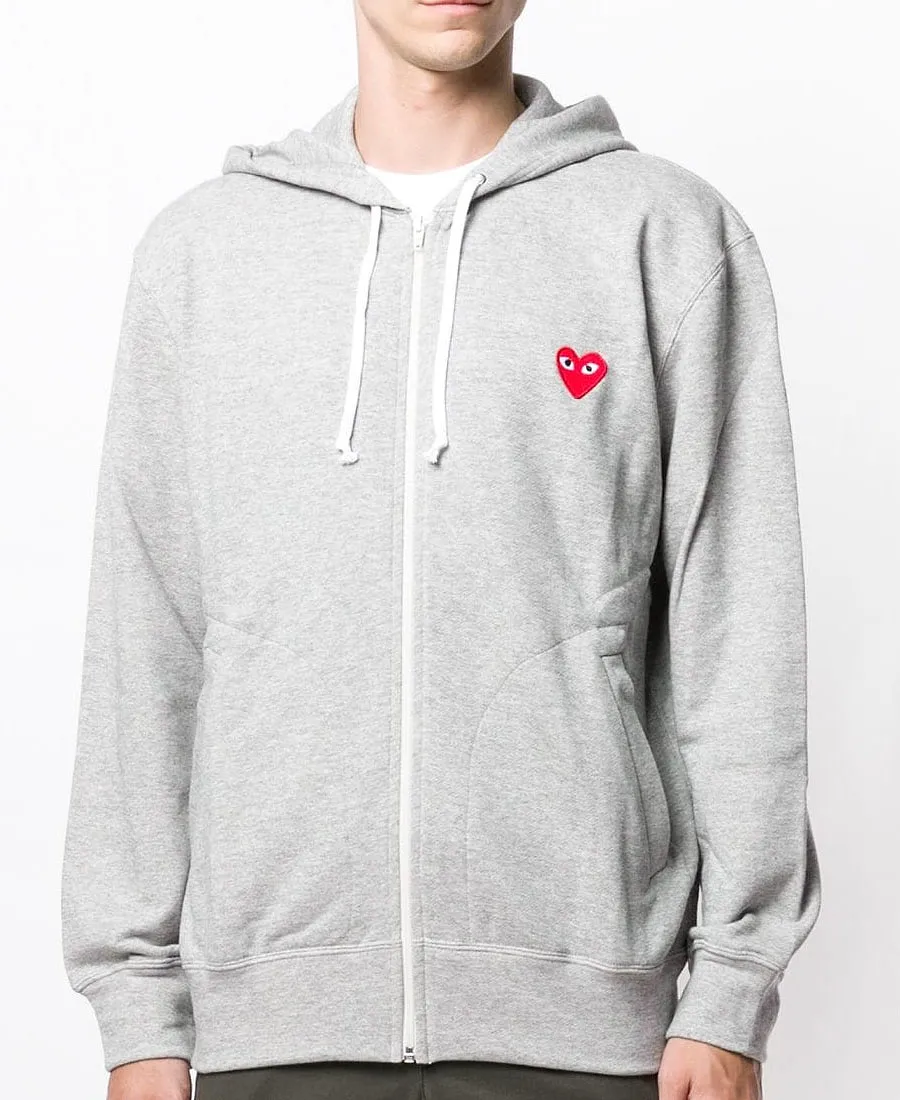 Play Heart Logo Zip Hoodie