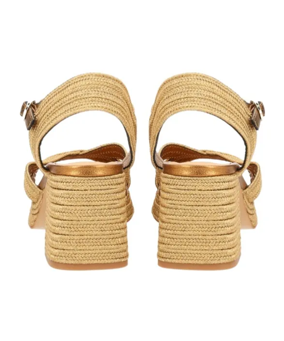 Platform Braided Heeled Sandals