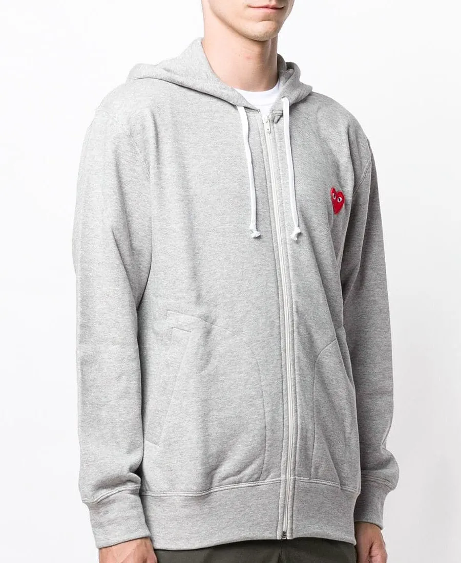 Play Heart Logo Zip Hoodie