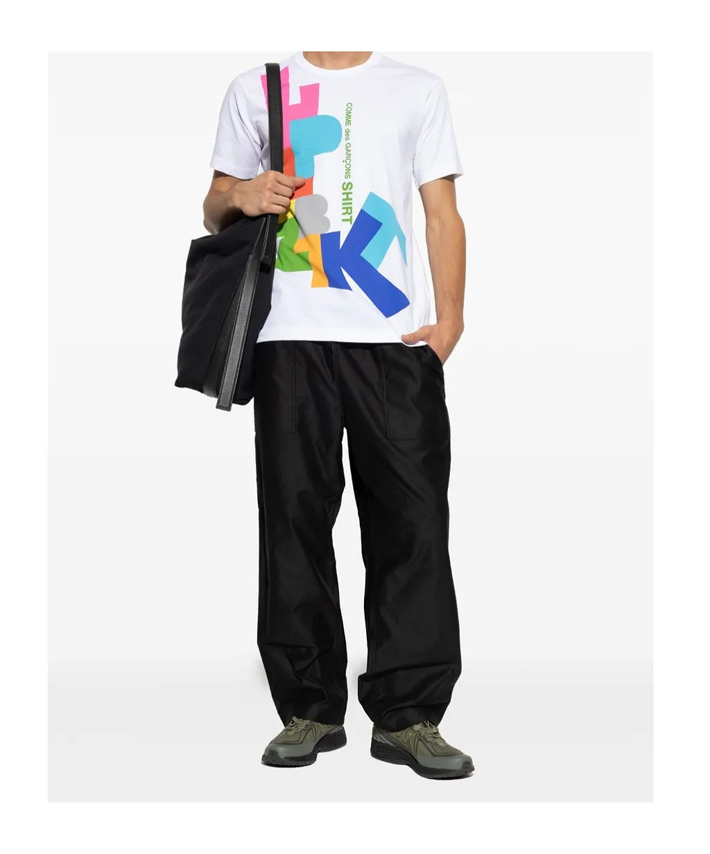 Comme Des GarÇOns Graphic Printed Crewneck T-Shirt