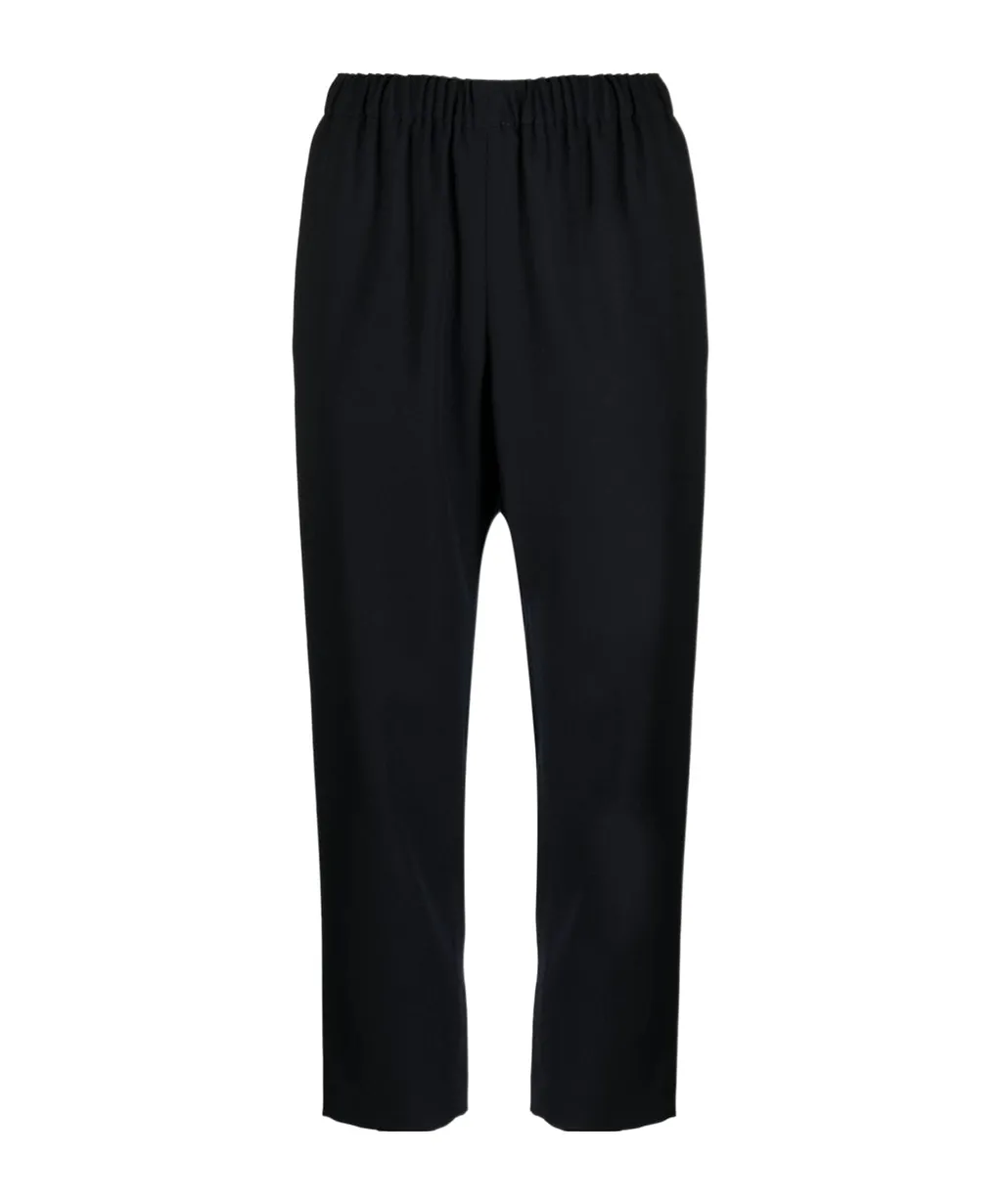 Wool Cropped Trousers