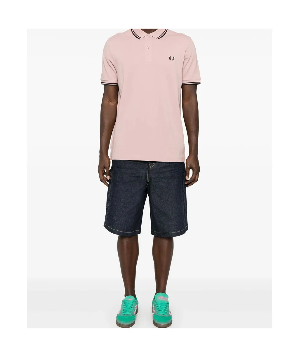 X Fred Perry Logo-Embroidered Polo Shirt