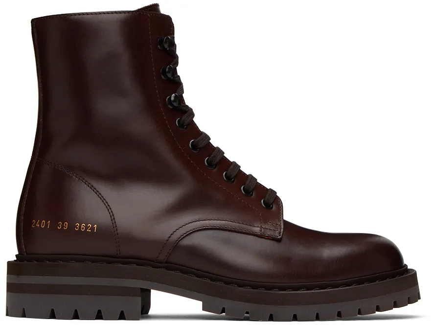 Common Projects Lace-Up Ankle Boots