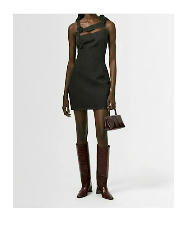 Asymmetric Mini Dress