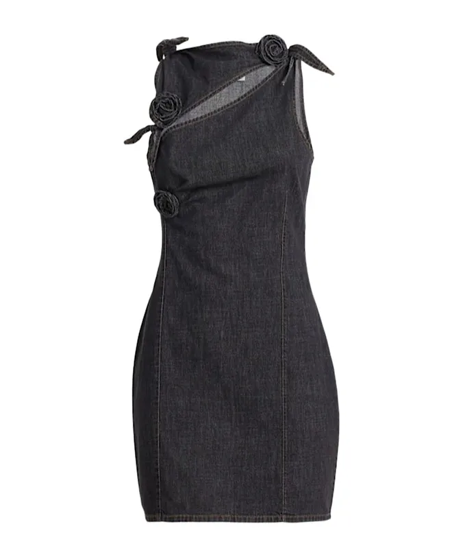 Asymmetric Mini Dress