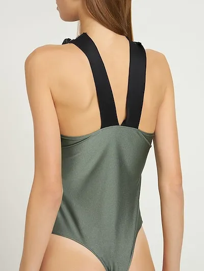 Backless Jersey One-Piece Body