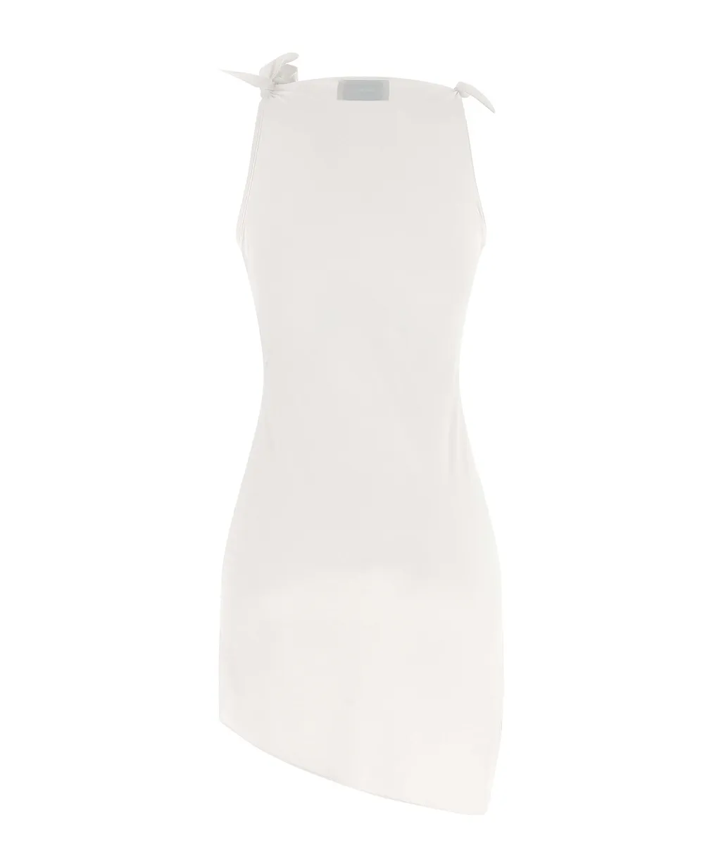 Coperni Asymmetric Flower Dress