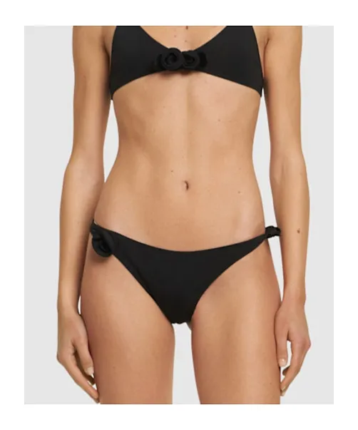 Floral Knit Bikini Bottoms