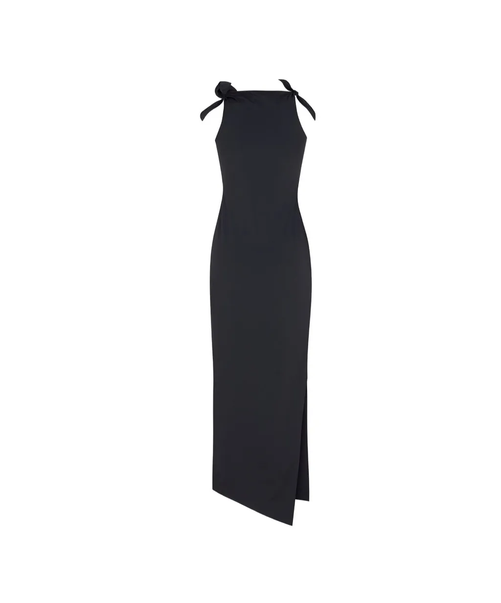 Coperni Floral Draped Maxi Dress