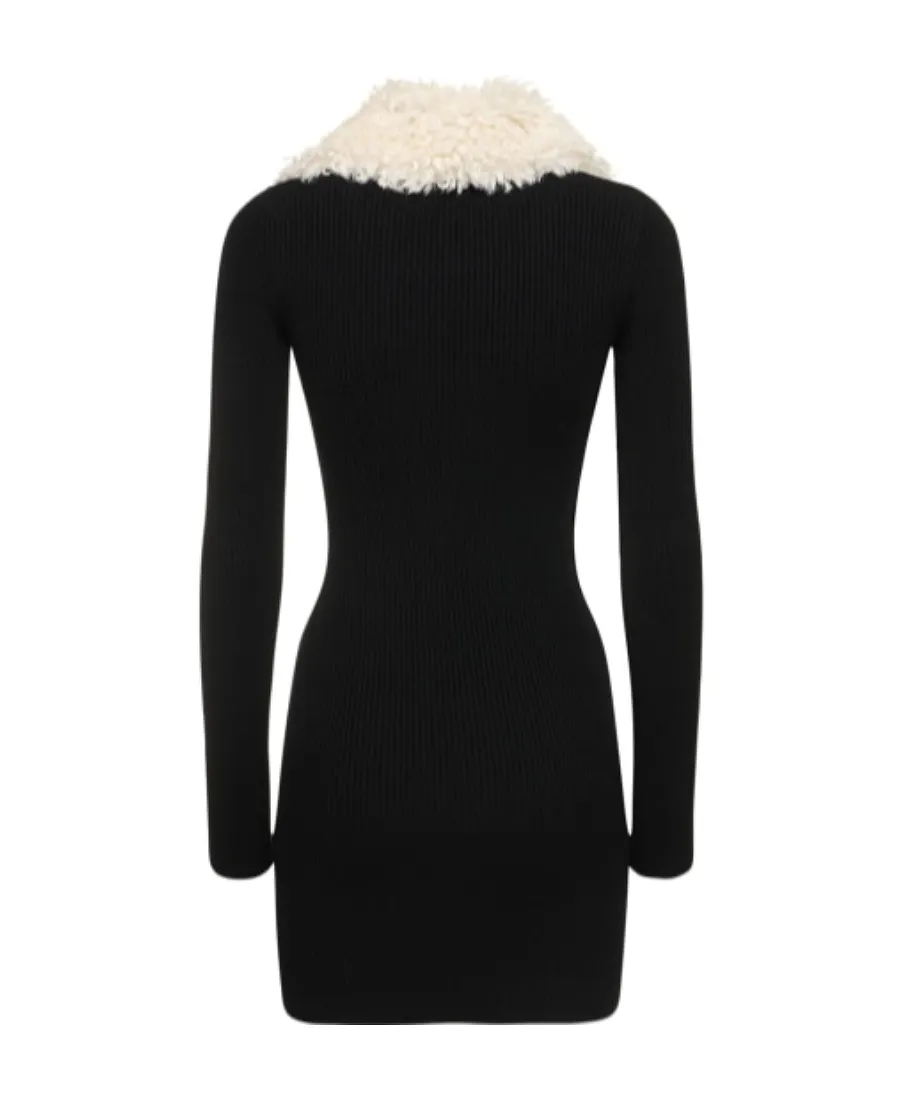 Knitted Long-Sleeved Dress