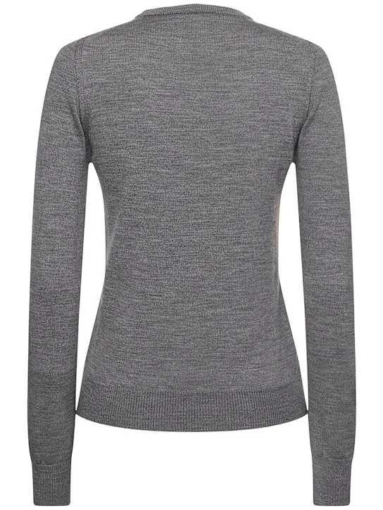 Knitted Crew Neck Sweater