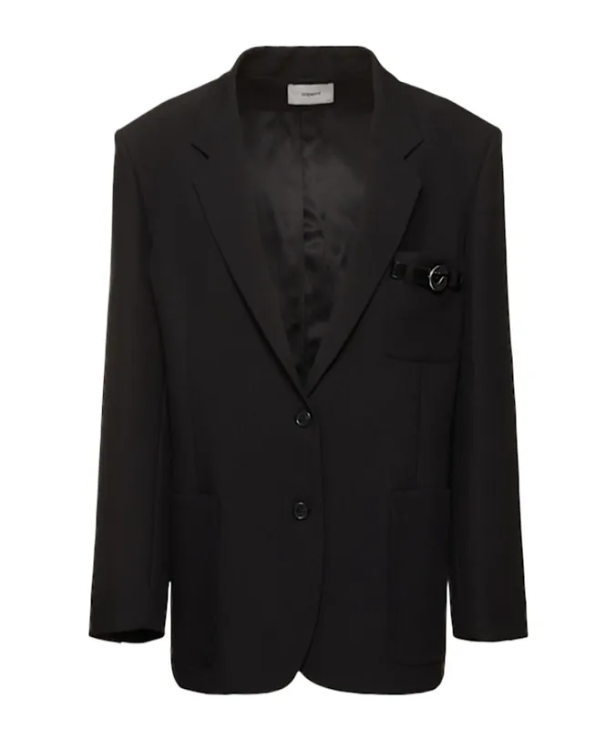 Long-Sleeved Suit Coat